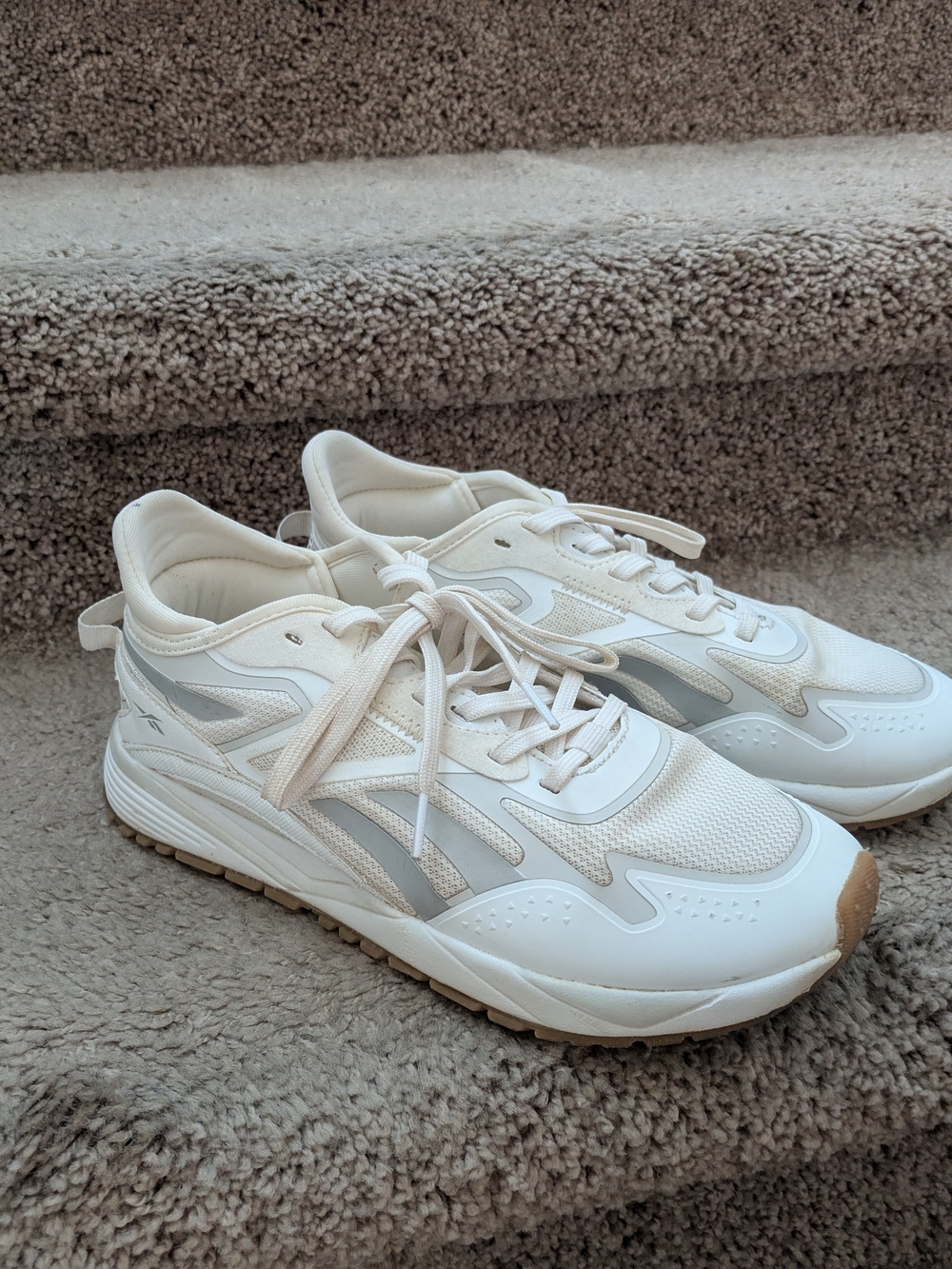 White Reebok Athletic Sneakers